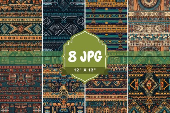 Download Tribal Aztec Seamless Repeating Pattern - Repeating Collection