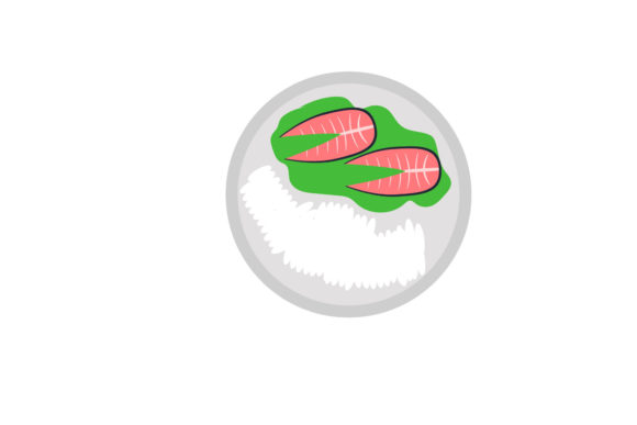 Download Food Rice White Side Dish of Salmon - Side dish Collection