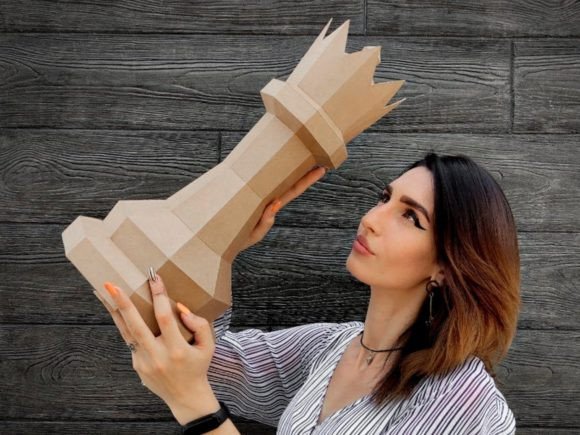 Download Queen 3D Chess Set Paper Craft - Craft Collection