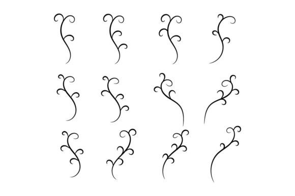 Download Line Art Floral Design Elements - Floral design elements Collection